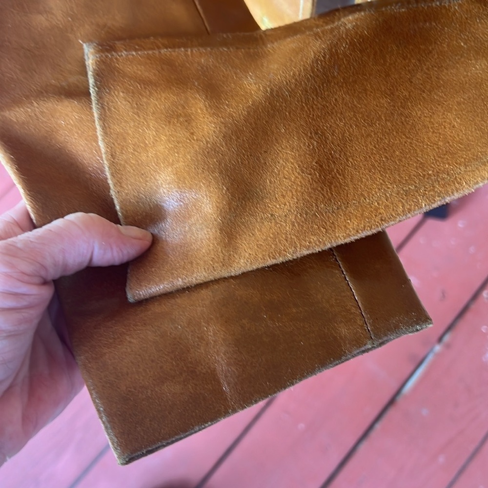 Light brown leather jacket from Wilson’s leather a size small - Picture 4 of 9